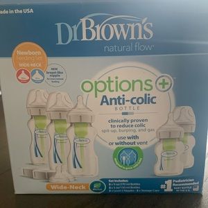 Dr Brown’s Anti-colic 9 oz Bottles, six bottles